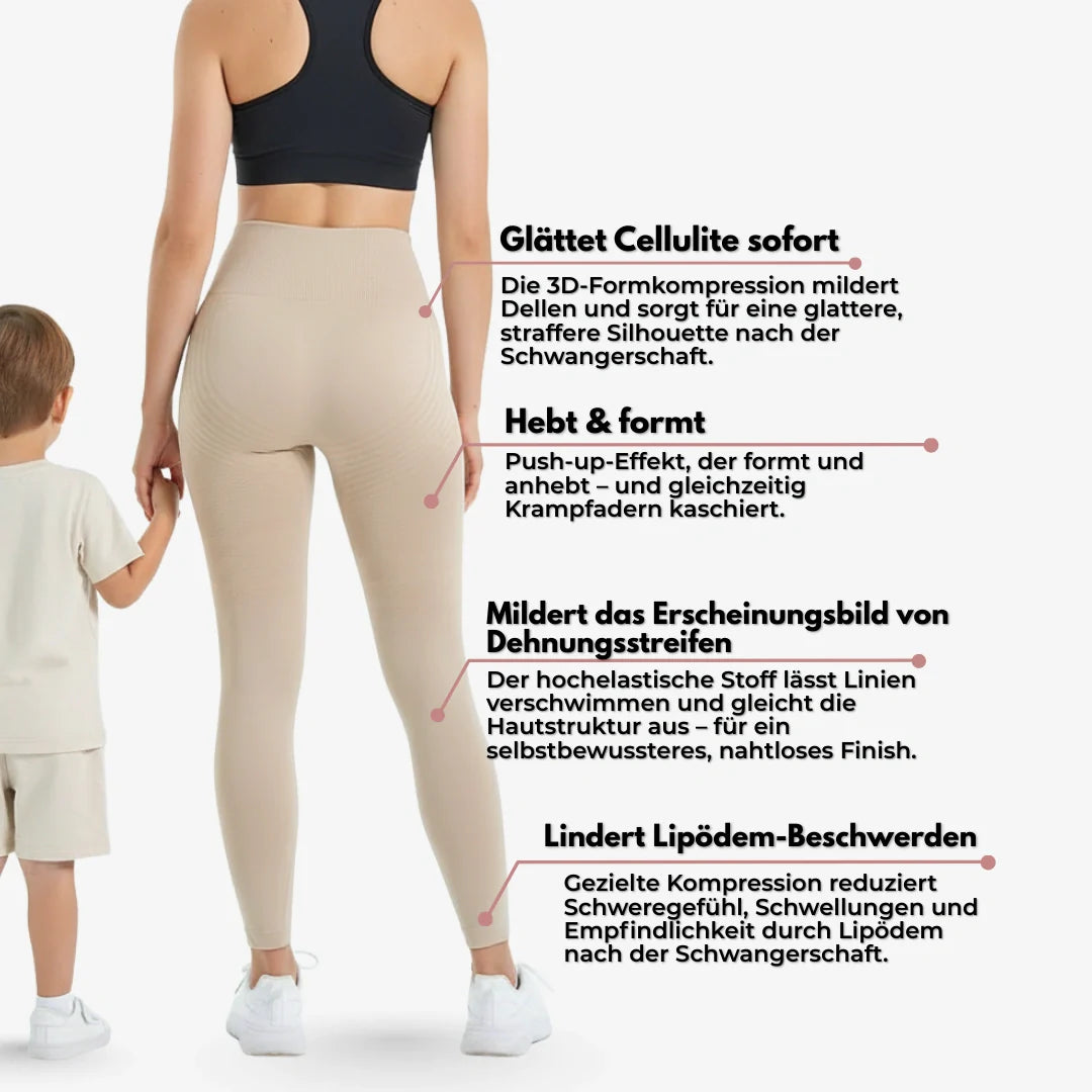 Cellumove 3D Legging – oder Geld zurück.&nbsp;Die Leggings nach der Schwangerschaft, auf die über 25.000 Mamas schwören.